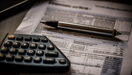 Selectively focused tax form, paying government money generated by AI