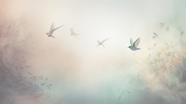 a dreamy and ethereal background image designed to be used as a quote background without any text