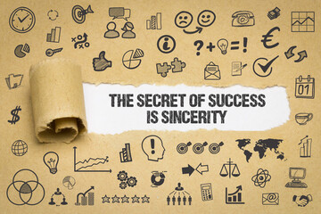 The Secret of Success is Sincerity	