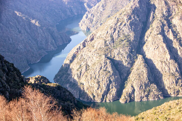 Landscape of Ribeira Sacra in Galicia