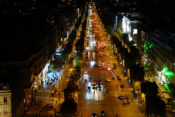 Champs &Eacute;lys&eacute;es desde arriba