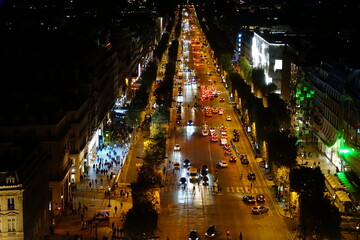 Champs Élysées desde arriba