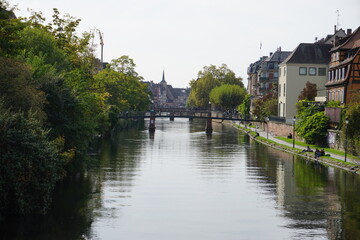 Fototapeta na wymiar Strasbourg Canal
