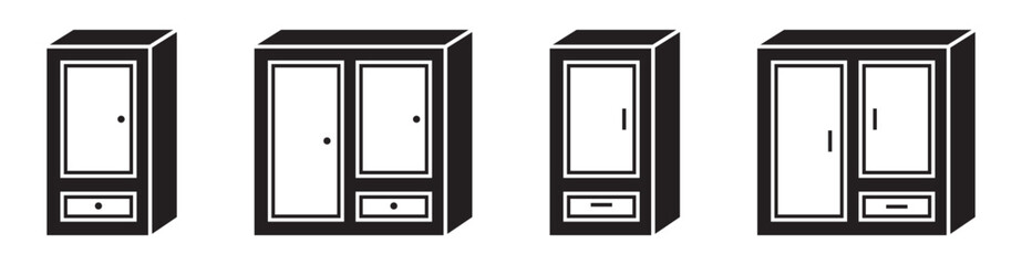 Armoire icon. Furniture icon. cupboard icon, vector illustration