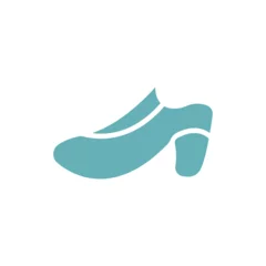 Foto op Plexiglas Icon shoe logo concept vector sneaker template © Jeffricandra30