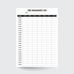 Time Management Log,Time Planner,Time Log,Time Sheet,Weekly Planner,Hourly Form,Time Tracking,Project Time Log,project management,time journal