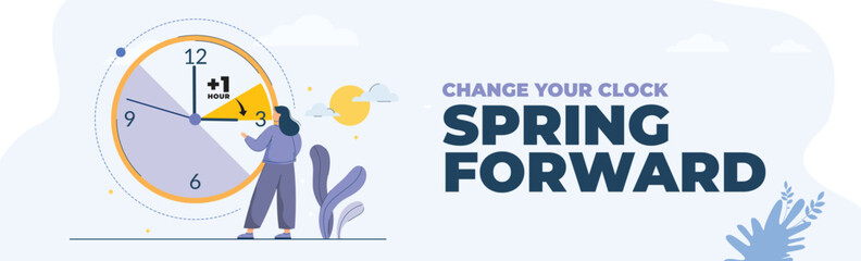 Change Your Clock Spring Forward, save daylight