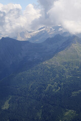 Obraz premium The view from Zitterauer Tisch mountain, Bad Gastein, Austria