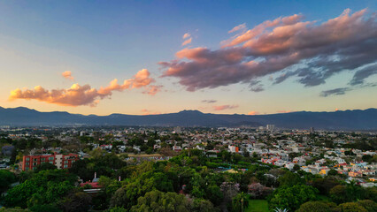 Atardecer lado este en Cuernavaca Morelos México