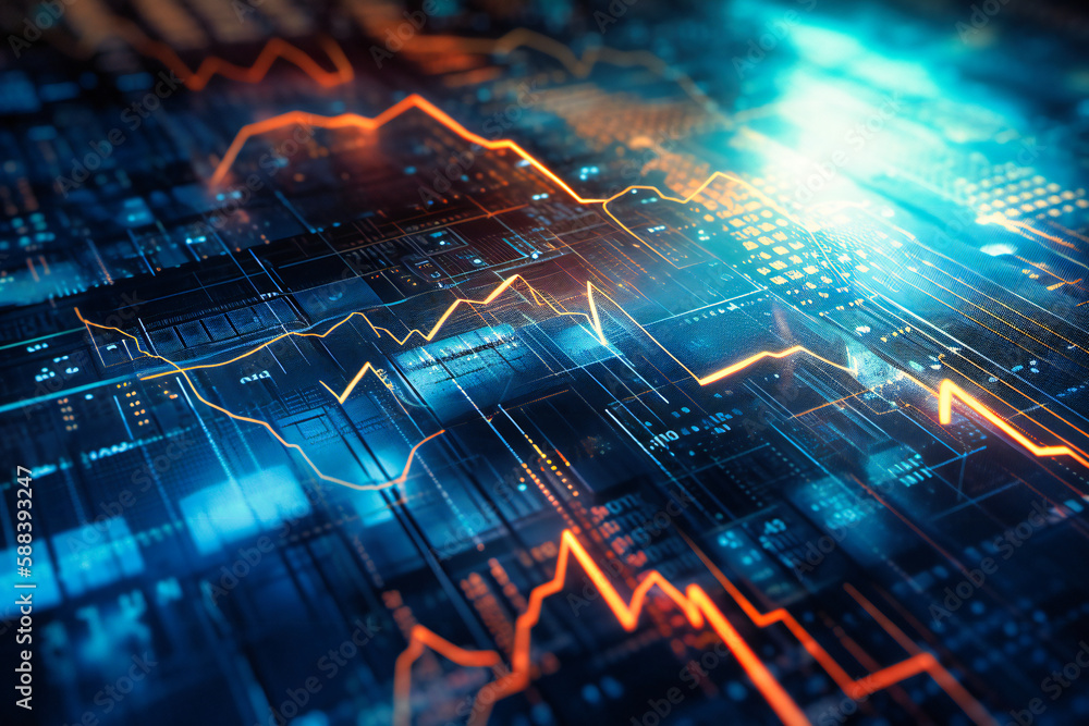 Poster advanced software and analytics tools provide insights and trends for informed financial decision-ma
