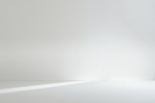 Abstract White Studio Background For Product Presentation. 