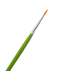 Craft brush for painting art isolated on the white background