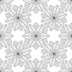 Pattern from floral elements. Floral background.