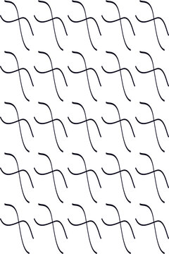 Seamless pattern with abstract elegant repeating squiggles for background, cover, wallpaper, wrapping paper