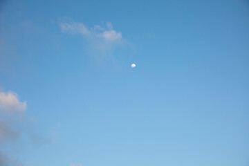 moon and clouds