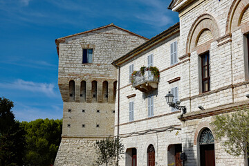 Fototapeta premium Sirolo Piazza Franco Enriquez