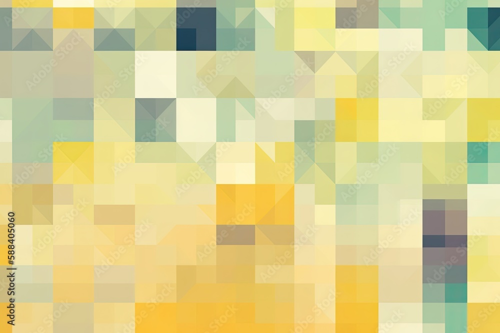 Wall mural abstract background with squares. generative ai