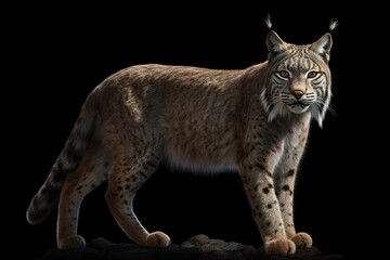 Naklejka na ściany i meble The Details of a Lynx: A Close-up Photoshoot