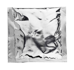 Aluminum Foil Bag Package isolated on transparent background