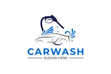 car washing pressure power soft wash cleaning automotive auto detailing and mobile detailing logo