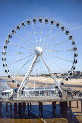 Ferries wheel, The Pier Sky View, De Pier Scheveningen The Hague, Holland, Netherlands