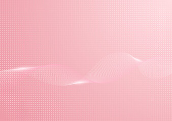 Pink color halftone digital background