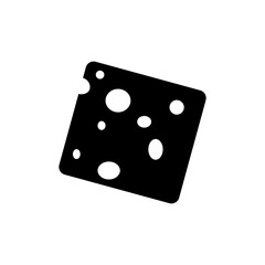 Cheese icon vector. Milk product illustration sign. Food symbol. Cheese farm logo.