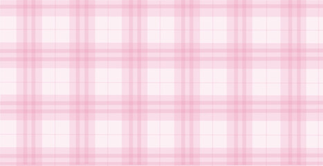Pink plaid background vector illustration.