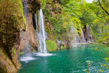 Fototapeta na wymiar Plitvicer Seen National Park, Dalmatien, Kroatien
