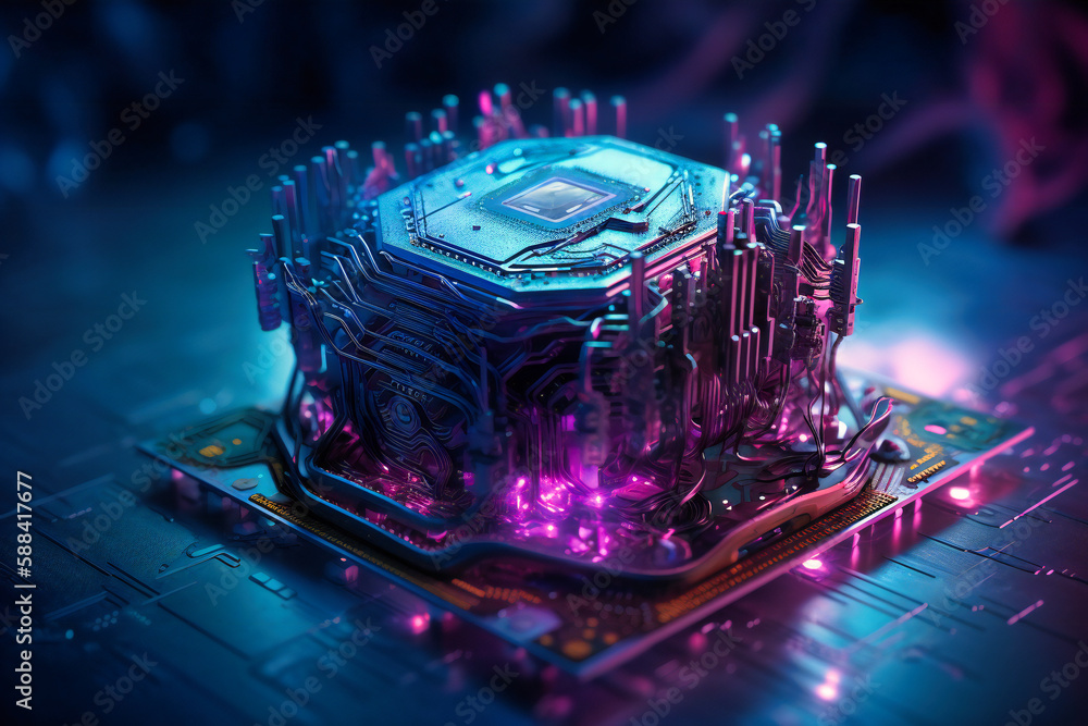Poster explore the potential of artificial intelligence, revolutionizing digital technology and big data an