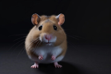 a small hamster, Generative AI