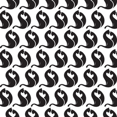 abstract cat  pattern
