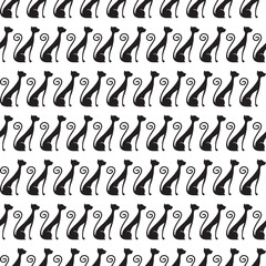 abstract cat  pattern