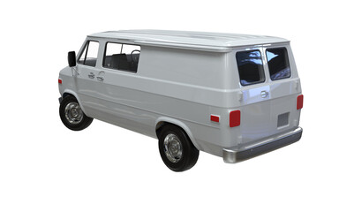  van isolated on Transparent background
