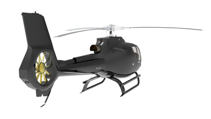 helicopter isolated on white background © Rahul