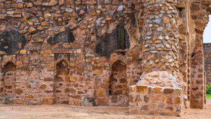 Feroz Shah Kotla fort located in New Delhi, India