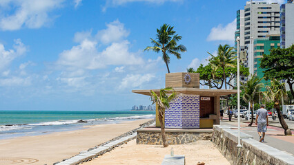 Praia de Boa VIagem Recife Nordeste Brasil