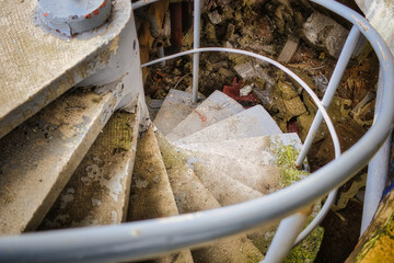 Treppe - Verlassener Ort - Urbex / Urbexing - Beatiful Decay - Abandoned - Lost Place - Artwork -...