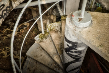 Treppe - Verlassener Ort - Urbex / Urbexing - Beatiful Decay - Abandoned - Lost Place - Artwork -...