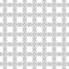 Fototapeta premium Pattern from floral elements. Floral background.
