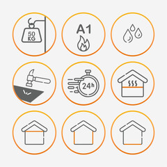 set of icons for web