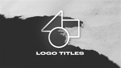 Cool Paper Logo Reveal Titles