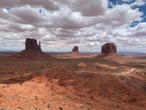 Monument Valley New Mexico Arizona Utah Colorado Navajo Nation Desert Structures © Zach