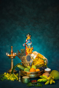 Vishu kani image, Kerala vishu festival concept image