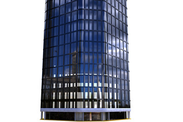 3d image of modern building  - Powered by Adobe