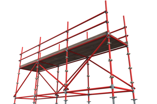 3d illustrative image of metallic structure