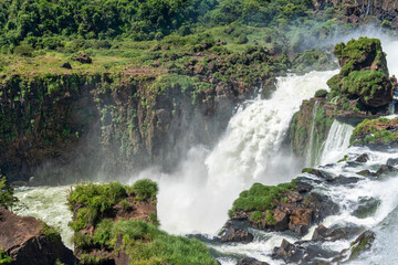 Fototapeta na wymiar Iguazu Falls: The Natural Wonder of South America