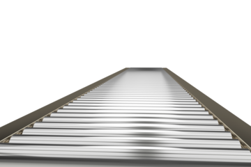 3D image of empty production line