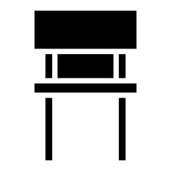Fototapeta premium barrier glyph 