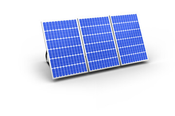 3d image of solar panel